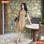 Đầm thiết kế BEMINE cổ tròn nơ vai dáng chữ A phù hợp đi làm-MT11163