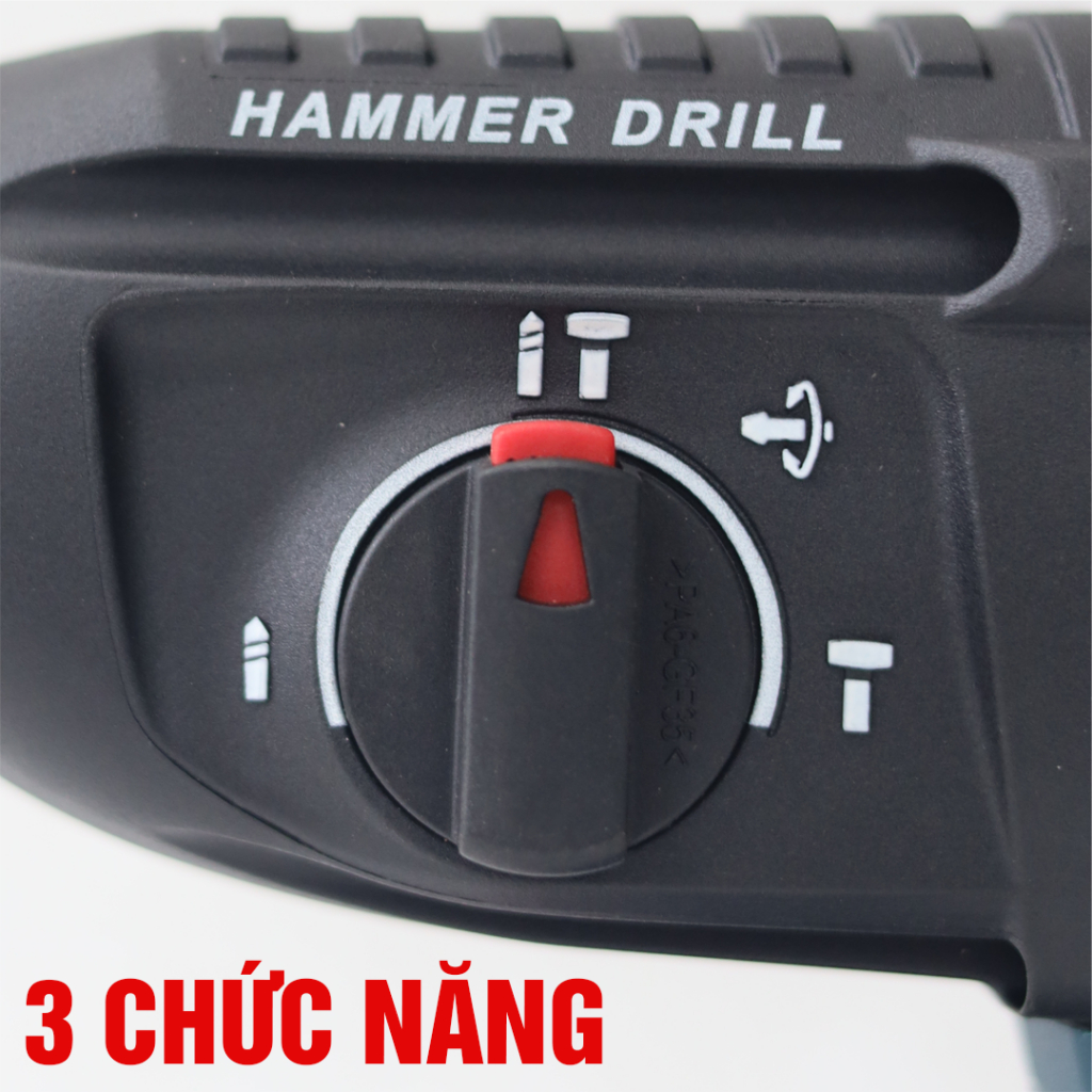 Máy KHOAN-BÚA-ĐỤC Boshun BS-G2803H, Chuyên Khoan Đục, Bê Tông, Rút Lõi, Combo Mũi Bê Tông Đuôi Gài