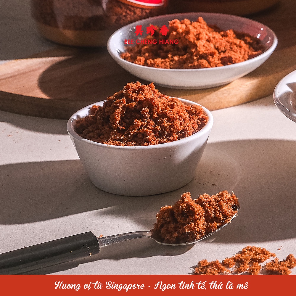 Chà bông heo nhuyễn Bee Cheng Hiang - Krispee Frostee Floss - Chà bông Singapore