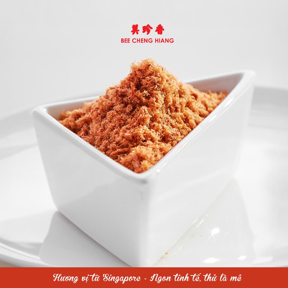 Chà bông heo nhuyễn Bee Cheng Hiang - Krispee Frostee Floss - Chà bông Singapore