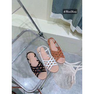 Sandal Xẹp Mũi Tròn Mieo Shoes S434 S435 S436