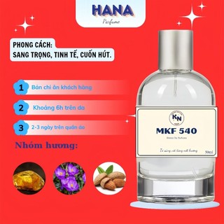 Nước hoa Nam Nữ  Unisex Rouge mfk 540  Sang chảnh, lôi cuốn, tinh tế – Cosmetic Women – Xịt Thơm Perfume