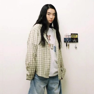 Hàn Quốc aeae áo sơ mi phong cách Vintage sub dài tay áo áo khoác phụ nữ trùm đầu lỏng lẻo giải trí đầu mùa thu phong cá