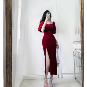 Velvet dress- Hàng Luxury siêu sang chảnh A000229