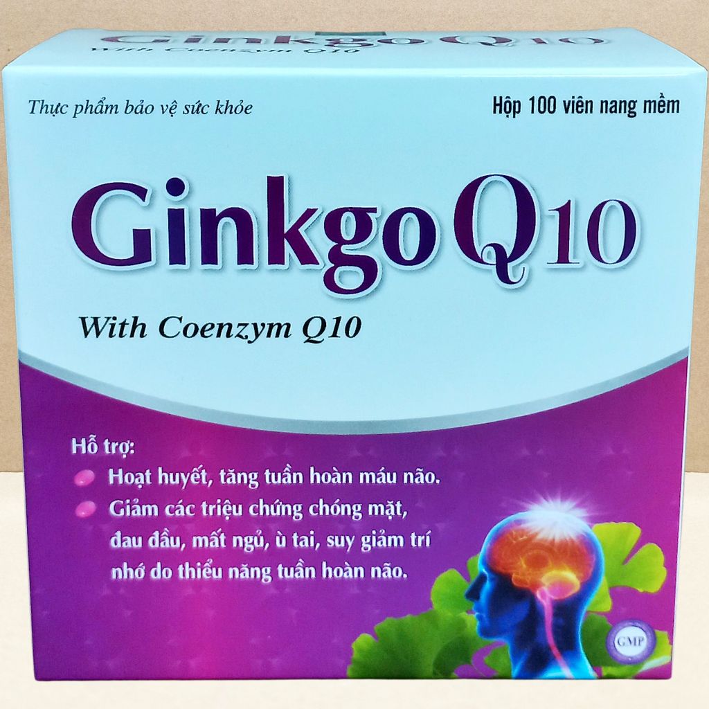 Ginkgo Q10 Tím - Hà Nội - Vinaphar - Vitamin Chữa Lành