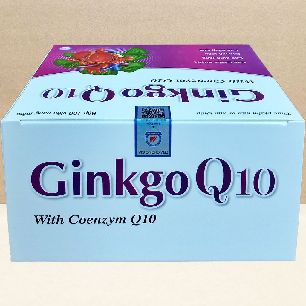 Combo 5 Hộp Ginkgo Q10 Tím - Hà Nội - Vinaphar - Vitamin Chữa Lành