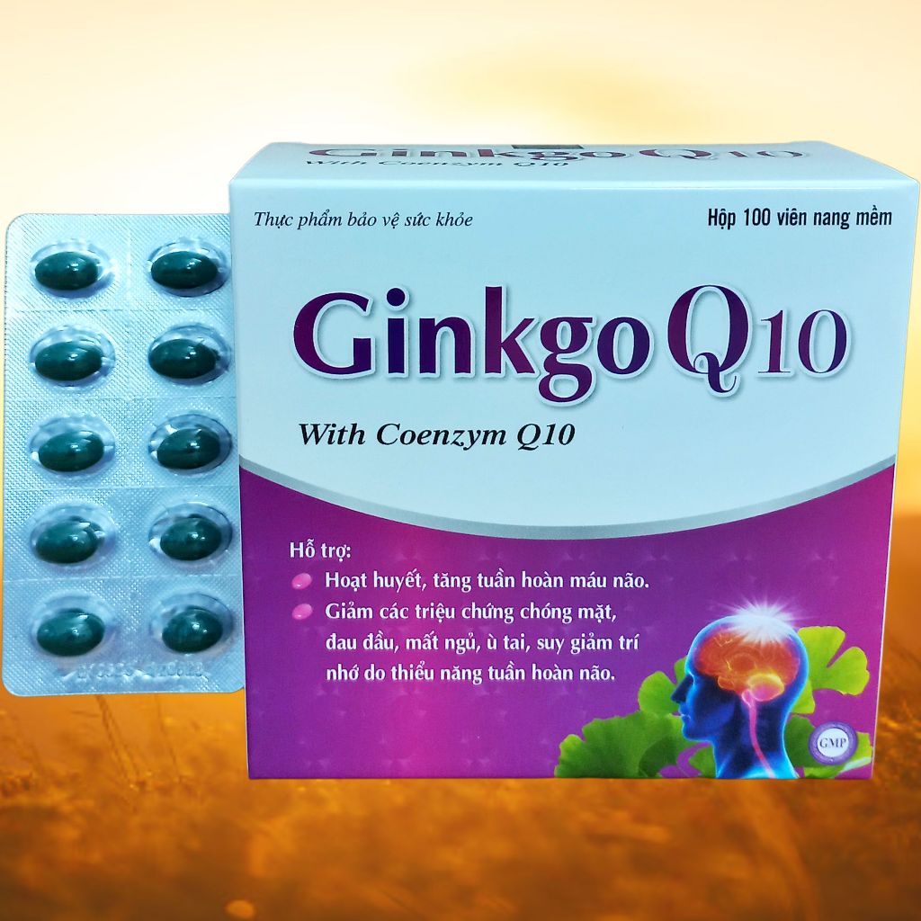 Ginkgo Q10 Tím - Hà Nội - Vinaphar - Vitamin Thanh Lọc