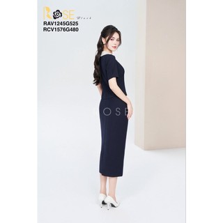 Sét áo ký giả + chân váy A công sở Rose. Chất vải trượt Hàn cao cấp thanh lịch nhẹ nhàng sang trọng