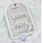 Nail Box Thiết Kế Nhũ Flash Trong Suốt Đầu Móng Cho Cô Dâu M34