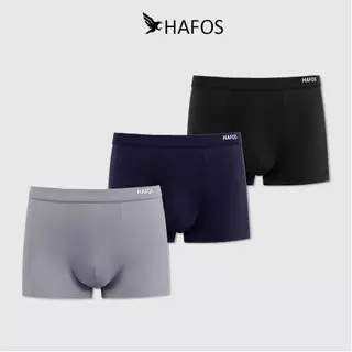 Quần lót nam HAFOS boxer nam vải lụa 100% cao cấp thoáng mát HAFOS