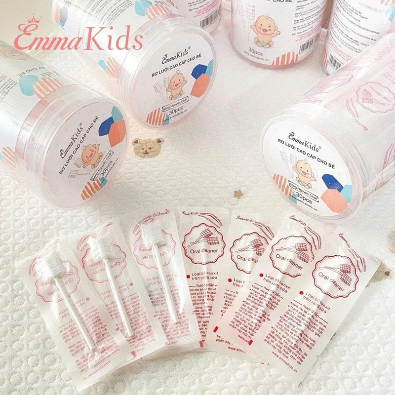 Rơ Lưỡi Cao Cấp Chính Hãng EmmaKids Vệ Sinh Răng Miệng Cho Bé