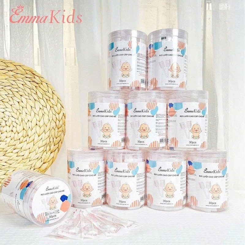 Rơ Lưỡi Cao Cấp Chính Hãng EmmaKids Vệ Sinh Răng Miệng Cho Bé