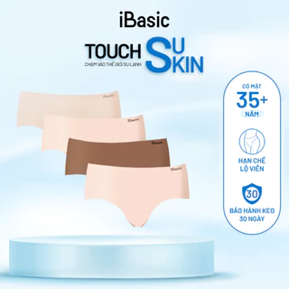 [BILL 689K TẶNG QUÀ 399K] Combo pack 4 quần lót su nữ siêu mỏng không lộ viền đáy kháng khuẩn iBasic PANW157