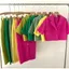 Set: áo vest + chân váy đính khuy đồng A1614