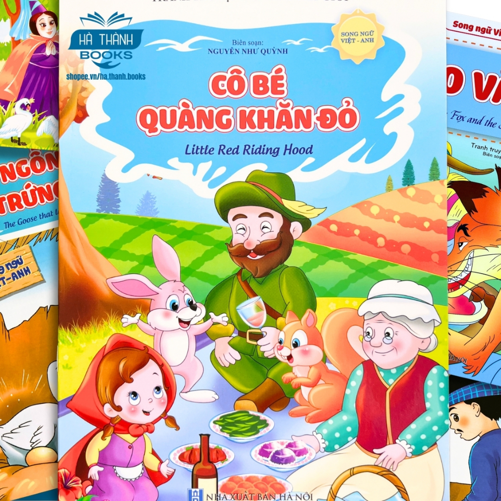 Tuyển tập truyện cổ tích, ngụ ngôn Việt Nam & thế giới song ngữ Việt – Anh | Sách truyện thiếu nhi