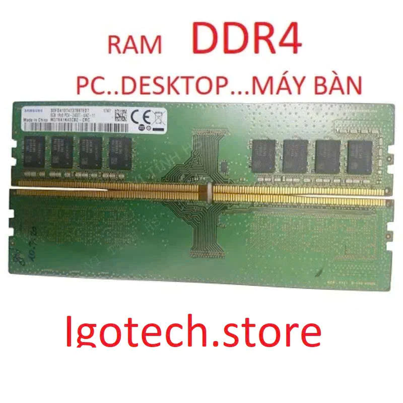 ram ddr4 PC 4gb và 8gb buss 2133 / 2400 / 2666 / 3200
