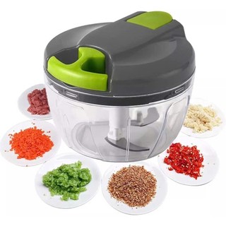 Dụng Cụ Xay Tỏi Ớt 900ML Máy Xay Tỏi Ớt Cầm Tay Nhỏ Gọn, Dễ Vệ Sinh Lưỡi Dao Bén, Nhựa Cao Cấp