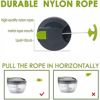 Dụng Cụ Xay Tỏi Ớt 900ML Máy Xay Tỏi Ớt Cầm Tay Nhỏ Gọn, Dễ Vệ Sinh Lưỡi Dao Bén, Nhựa Cao Cấp