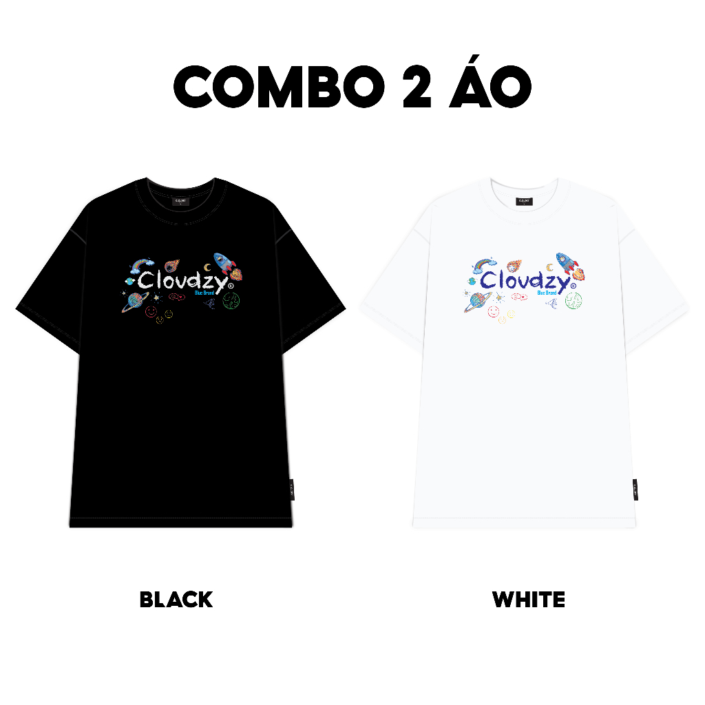 COMBO (ĐEN + TRẮNG)