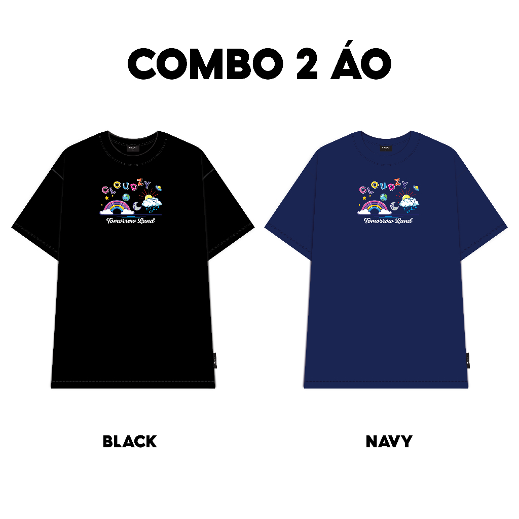 COMBO (ĐEN + XANH)