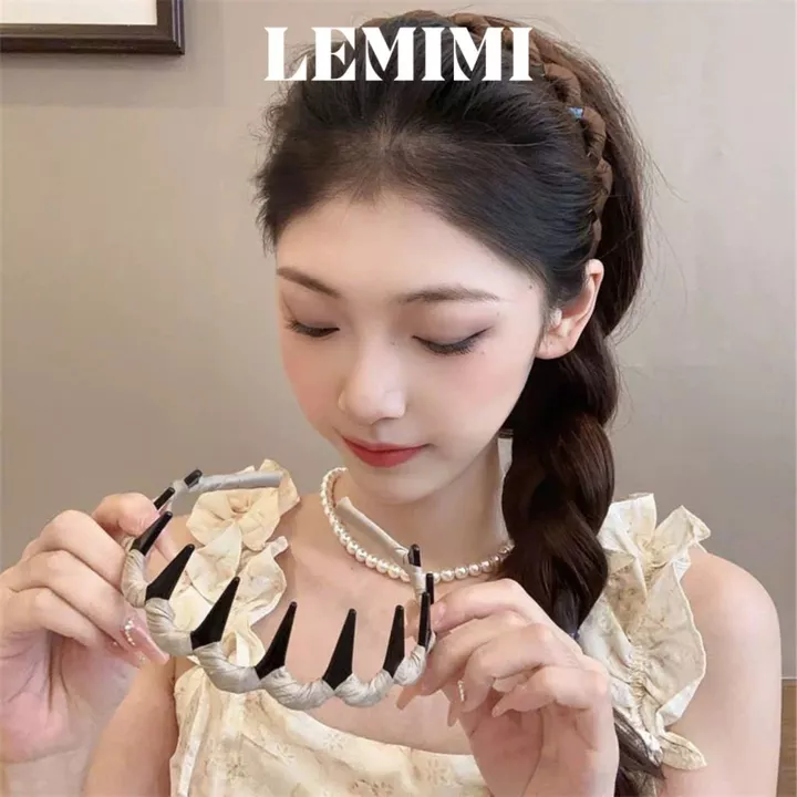 Băng đô cài tóc Lemimi Bờm tóc Cài tóc nữ Băng đô tạo phồng tóc phong cách Hàn Quốc FG061