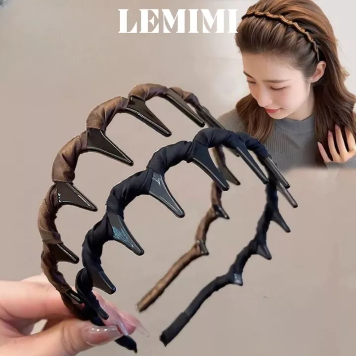 Băng đô cài tóc Lemimi Bờm tóc Cài tóc nữ Băng đô tạo phồng tóc phong cách Hàn Quốc FG061