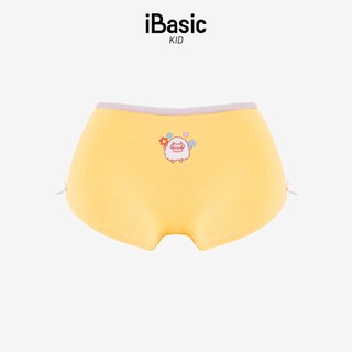 Hộp 3 quần lót bé gái iBasic cotton USA kháng khuẩn dạng đùi PANG009