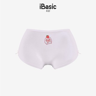 Hộp 3 quần lót bé gái iBasic cotton USA kháng khuẩn dạng đùi PANG009