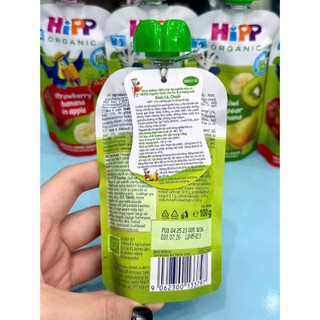 Trái Cây Nghiền Hữu Cơ Hipp Organic Cho Bé Từ 4-6 Tháng Tuổi