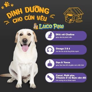 Thức ăn hạt Ganador - Fib's [ 400g ] : Thức ăn hạt khô cho CHÓ Con & Trưởng Thành, nhiều dinh dưỡng