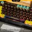 Keycap pbt xuyên led CyberPunk họa tiết in dyesub xuyên led side print doubleshot