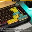 Keycap pbt xuyên led CyberPunk họa tiết in dyesub xuyên led side print doubleshot