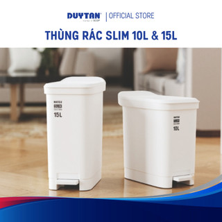 Thùng rác Slim Matsu Duy Tân 10Lít 15Lít chất liệu nhựa PP ngăn mùi, bền màu, kiểu dáng sang trọng