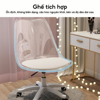 KUKA Ghế xoay trang trí có đệm ghế xoay văn phòng Ghế trang điểm đơn giản GhếXoay ĐaNăng GhếXoay