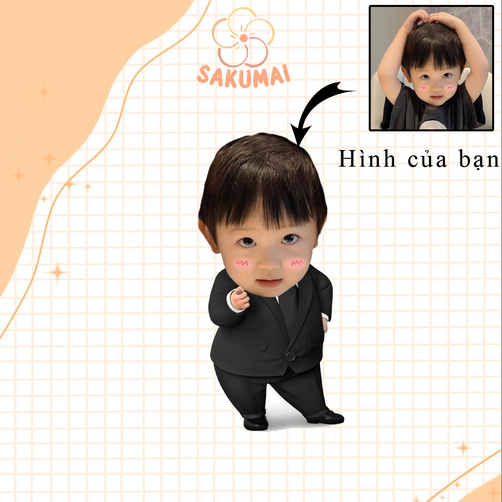 Móc Khoá Cặp, In Móc Khoá Theo Yêu Cầu Cặp Đôi Chibi Quà Lưu Niệm Cặp Đôi In Ảnh Theo Yêu Cầu Quà Tặng Bạn Bè - SakuMai