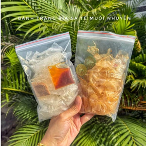 Bánh tráng PHƠI SƯƠNG SA TẾ MUỐI NHUYỄN - Dùng chay được - Bánh tráng Mạnh Hùng