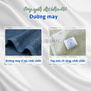 Khăn Tắm 60x120cm THAI BINH TOWEL 100% Cotton Mềm mại, Không Xổ Lông, Không Phai