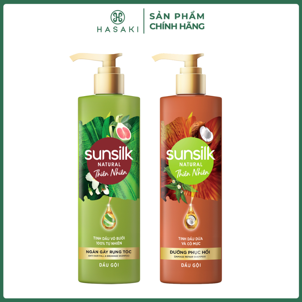 Dầu Gội Sunsilk Thiên Nhiên Phục Hồi Ngăn Gãy Rụng Tóc 380ml