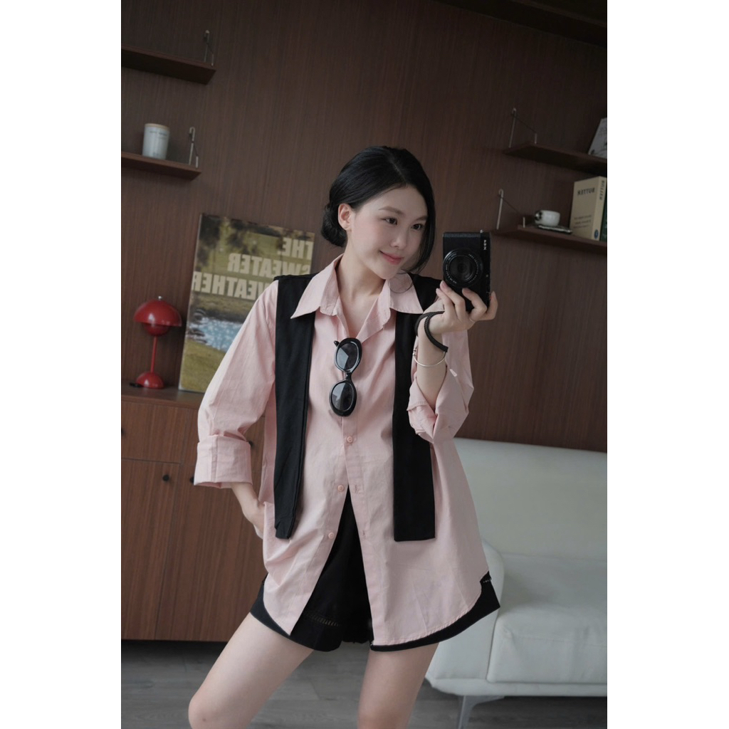 (Loại đẹp) Khăn choàng chất dày dặn thun nỉ phối nhiều kiểu 7 màu Nữ the.sweaterweather TSW