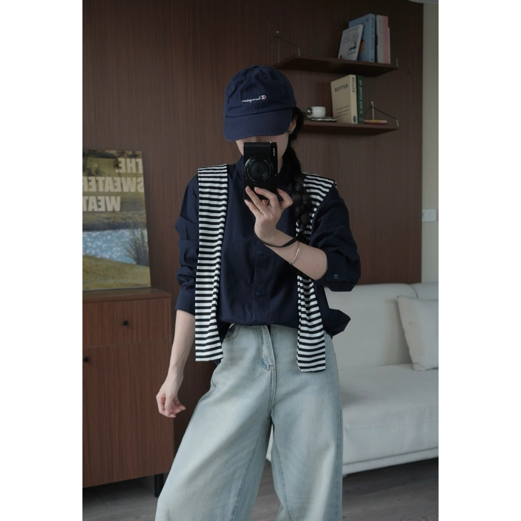 (Loại đẹp) Khăn choàng chất dày dặn thun nỉ phối nhiều kiểu 7 màu Nữ the.sweaterweather TSW