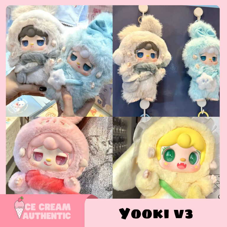 [Hỏa tốc] Full set 6 box Yooki V3 | Yooki Warm Bunny Blind Box chính hãng