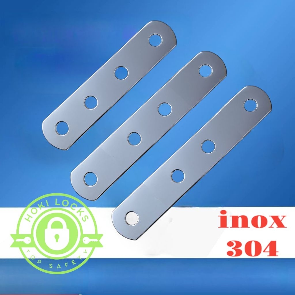 Ke Thẳng inox 304, Pát Thẳng bản rộng 2,5cm nhiều cỡ kích thước dài ...