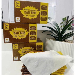 Thùng 10 Gói Khăn Bao Sai Lau Ban Thờ Thiên Phúc  Cao Cấp , Khăn Ướt Lau Ban Thờ Hương Trầm Quế An Toàn