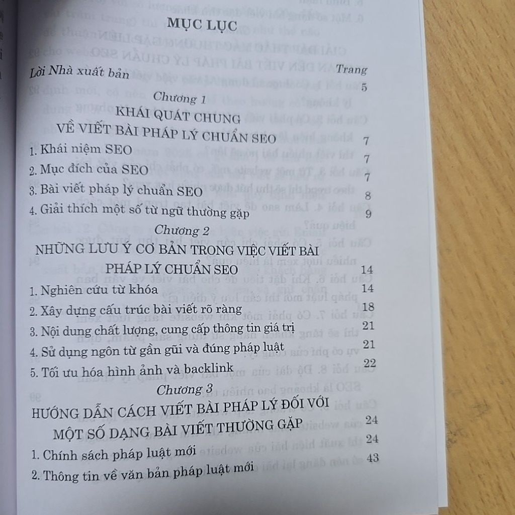 Sách - Kỹ năng cơ bản về viết bài pháp lý chuẩn SEO