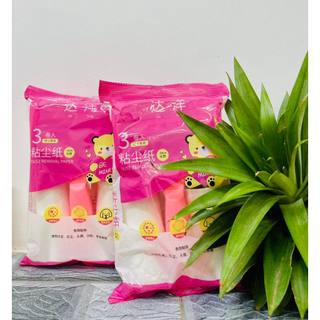 (Combo 1 cây 2 lõi) Giấy Lăn Bụi Đa Năng Siêu Tiện Lợi Cho Mọi Nhà - 3 Cuộn Loại Bỏ Hiệu Quả Bụi Lông Thú, Tóc, Sợi Vải