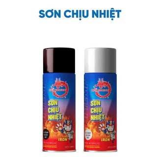 Sơn xịt chịu nhiệt IRON - RED DRAGON