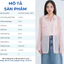 Áo sơ mi nữ Gmorning - GUMAC tay dài form suông rộng trong suốt freesize YAE07052