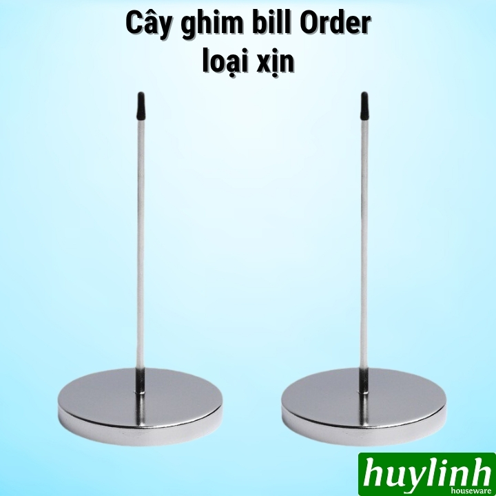 Cây ghim bill giấy hóa đơn Cây cắm order inox xiên order | Shopee Việt Nam