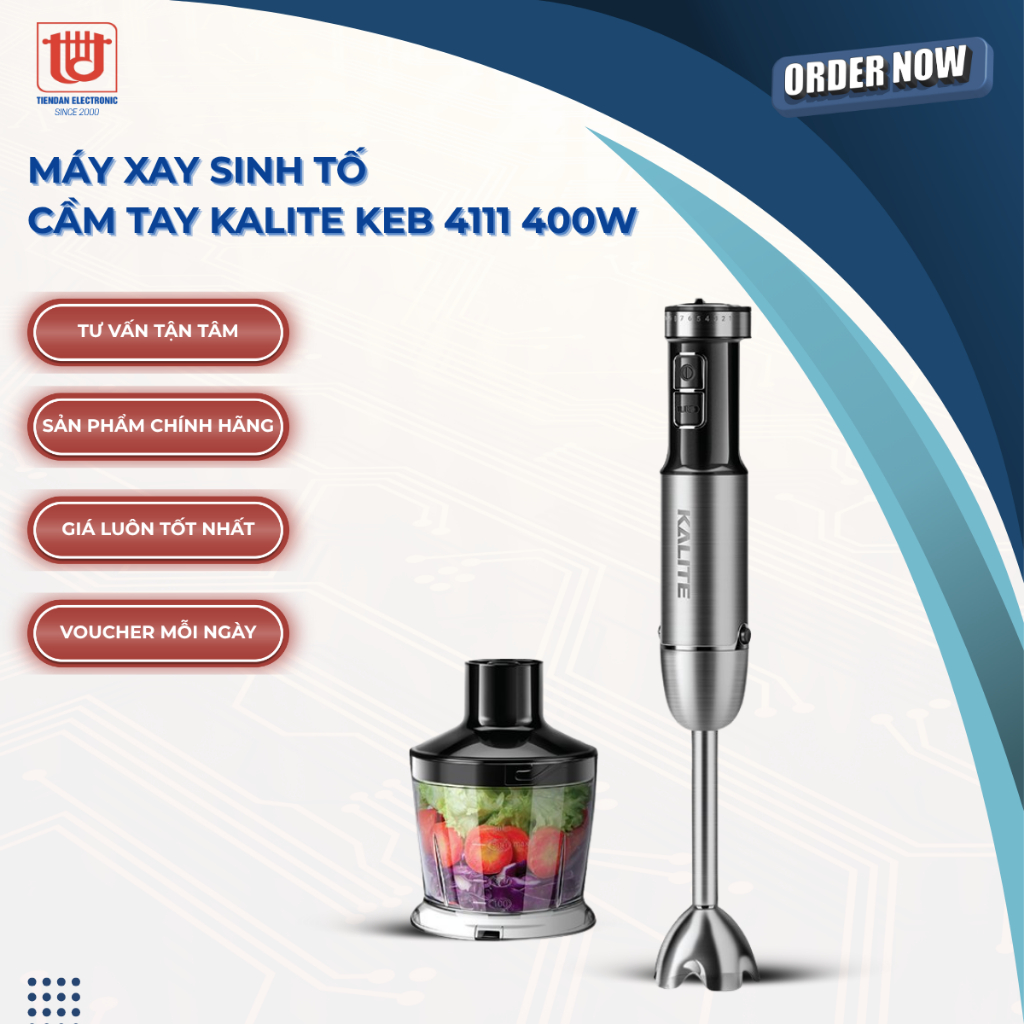 Kalite Máy Xay Cầm Tay KEB 4111 - Công suất 400W | Shopee Việt Nam