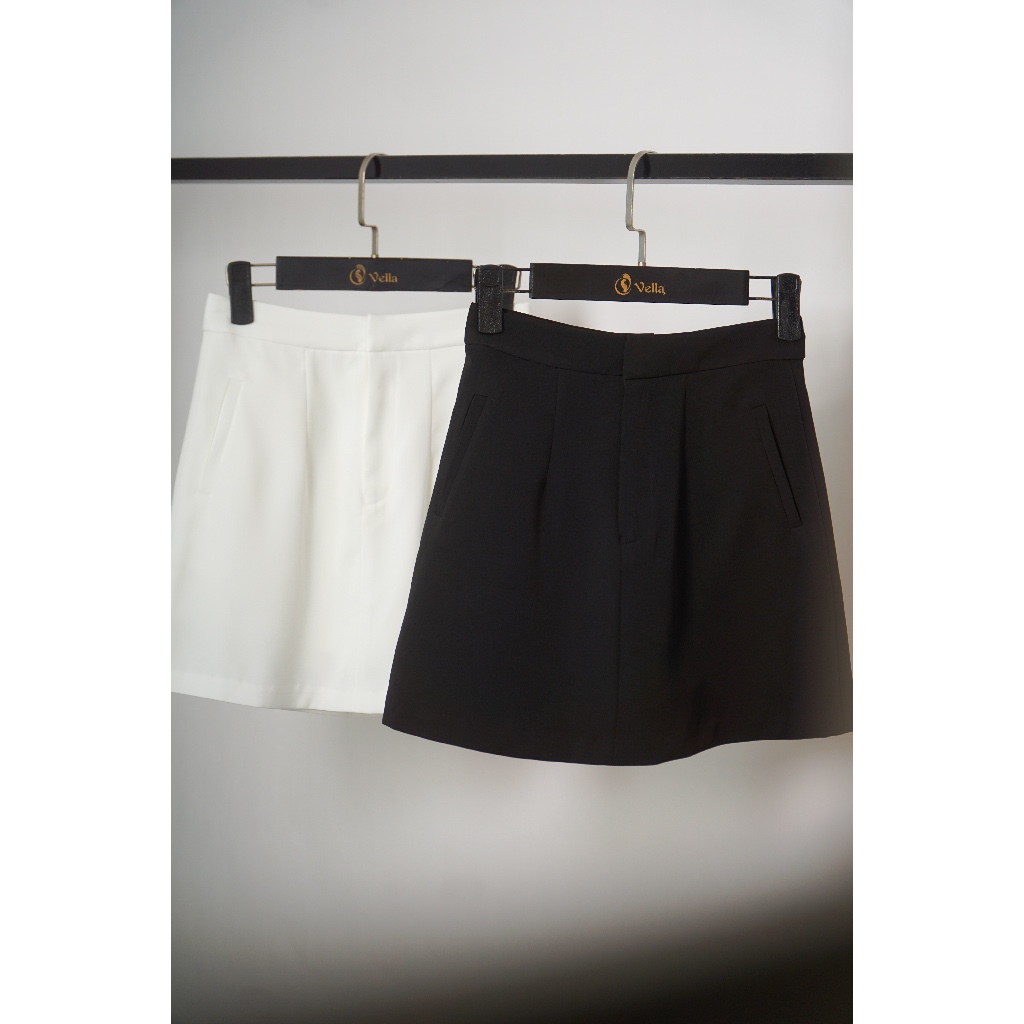 Vella Fashion Quần váy (skort) nữ ngắn có quần trong phong cách trẻ trung VV24062